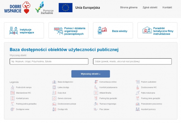 widok strony dobrewsparcie.wzp.pl 