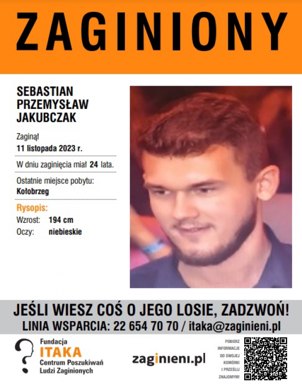 plakat osoby zaginionej 