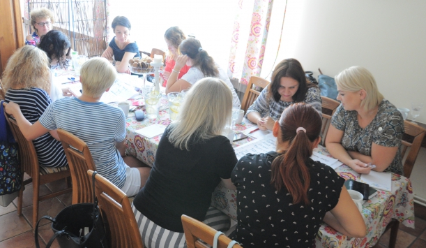 Uczestnicy warsztatu uzupełniającego dla kadry RAR w powiedzie sławieńskim