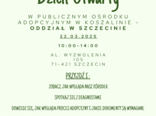 22.03.2025 r. godz. 10-14 aleja Wyzwolenia 105 Szczecin